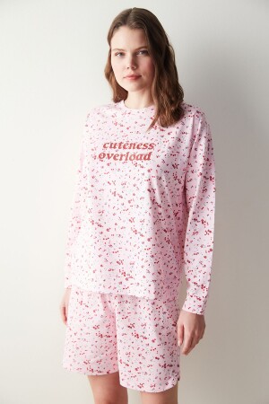 Think Pink Sweatshirt Pijama Üstü - Penti
