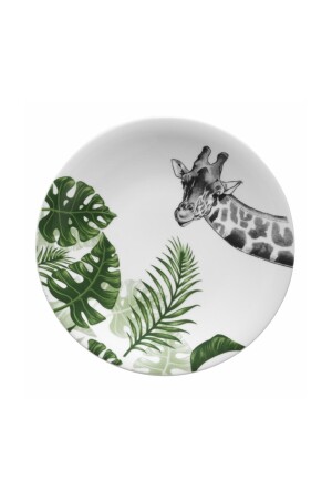 Those in Nature 27 cm Serving Plate Giraffe ZG27DU470102894 - Kütahya Porselen