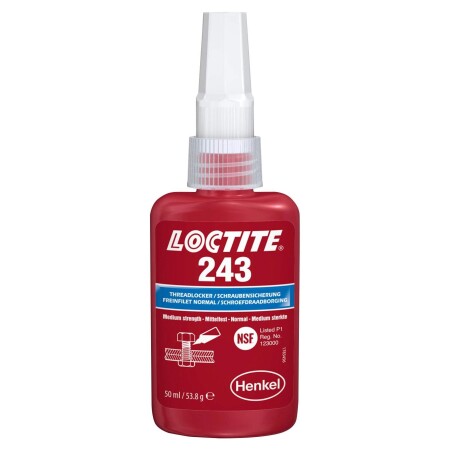 Threadlocker medium strength LOCTITE 243 50ml - Loctite