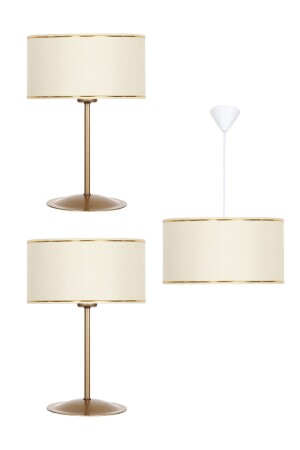 Three-aa01 Double Lampshade-single Pendant Lamp Set THREE-AA01 - epifanio