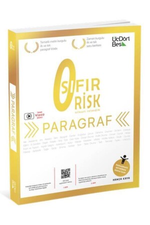 Three Four Five Yks Tyt Paragraph Zero Risk Question Bank with Video Solution Three Four Five Publications 9786057097101 - Üç Dört Beş Yayıncılık