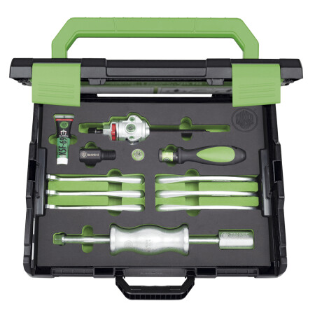 Three-jaw bearing puller set with lock KUKKO K-486-1-22 - Kukko
