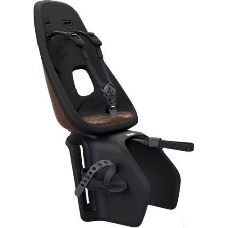 Thule Yepp Nexxt Maxi arka çocuk bisiklet koltuğu, Çikolata Kahverengi, bagaja monte edilmiş. - Thule