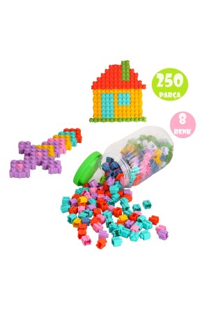 Ticking Blocks 250 Pieces 8 Colors Educational And Snap Toy Educational Ticking Blocks Master Building Build - Happens