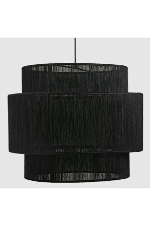 Tiered Wicker Chandelier Rustic Design Bohemian Black Macrame Chandelier Avz0011 - NYLife