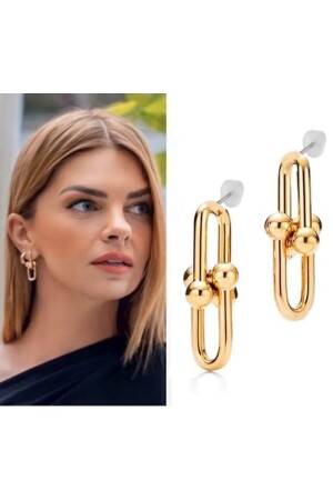 Tiffany Gold Earrings - Alaçatı Accesories
