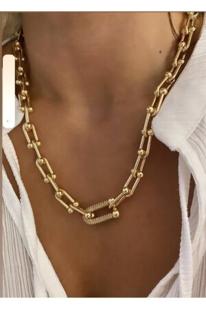 Tiffany Model Chic Steel Women's Necklace Alya1140 - ANOR ACCESSORIES