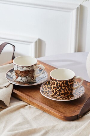 Tiger Coffee Cup Set for 2 People 80 Ml 153. 03. 05. 0242 - Karaca