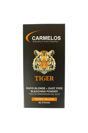 Tiger-gri Renk Toz Saç Açıcı 100 G Ve 150 Ml Oksidan - Carmelos