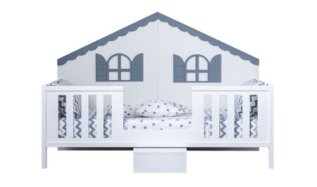 Tilda Gray Montessori Bedstead - Cadde Yıldız