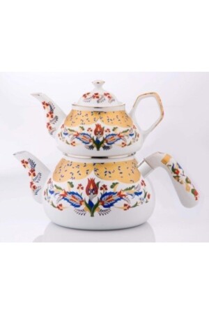 -tile Handmade Porcelain Teapot PRA-2888340-5065 - Sultan Çini