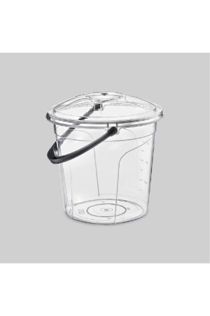 Time 5 No Lid Water Bucket 20 Lt Transparent Color E-322 - Poly