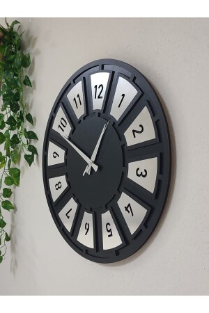 Zeitsammlung. Nest MDF vergoldete Wanduhr Silber / Silber WFNEST - Wooden Factory