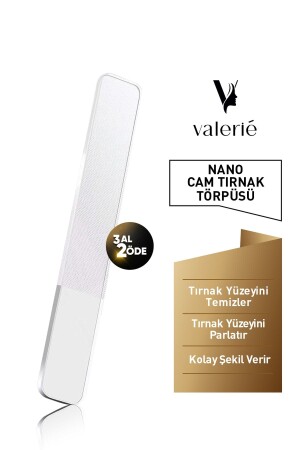 Tırnak Törpüleme Aleti Cam Malzeme Parlatma Manikür & Pedikür - Valerie
