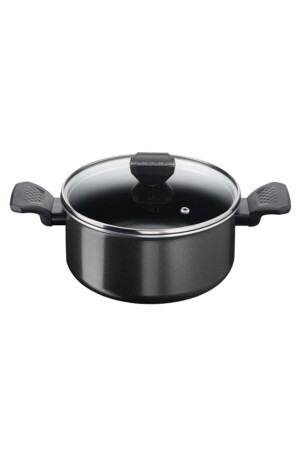 Titanium 1x Extra Cook&clean Deep Pot with Diffusion Base - 24 Cm TYC00095653905 - TEFAL