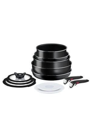 Titanium Ingenio Simple Cook 1x Large Set - 12 Pieces - Tefal