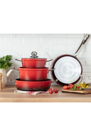 Titanium Professional Cookware Set 7 Pieces 1KTNCR0141-8682116283410 - Madame Coco