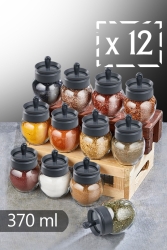Titiz Kc-264 Marken 370 ml 12li Baharatlık Gri RH-542 - Dükkanönü