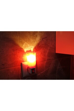 Tlg Night Light Switched Plug Night Light Flower Design Red - Tlg Store
