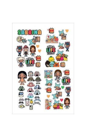 Toca Boca Sticker 33*48 cm - Parti Dükkanım
