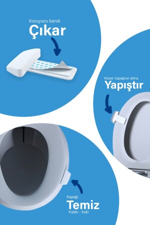 Toilet Seat Holder Antibacterial Content 2 Pack Lifco 2 Pack - Lifco