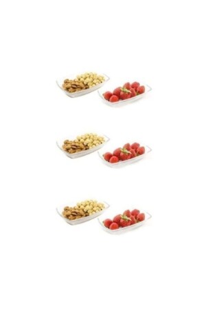 Tokio Appetizer and Snack Plate Set of 6 54673 Fma05215 PB54673-3 - Paşabahçe
