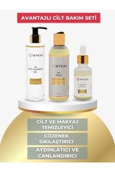 Tonic 200 ml + Hautpflegeserum 30 ml + Gesichtsreinigungsgel 250 ml Wpeak-Set - WPEAK