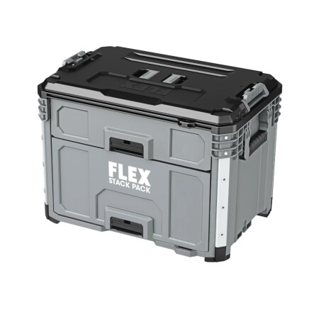 Tool box with two opening drawers FLEX Stack Pack - FLEX Accessories