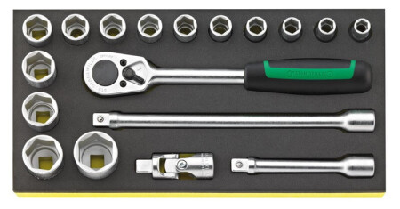 Tool set in case STAHLWILLE TCS 52/14/4-1/2
