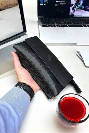 Top Quality Men's Black Hand And Wrist Bag - Dodo4men