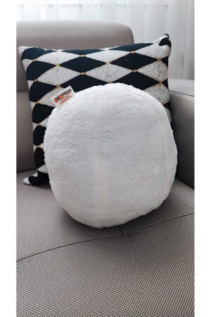 Top Throw Pillow Pillow 1 Large Ecru (42 cm) Welsoft - Oneplise