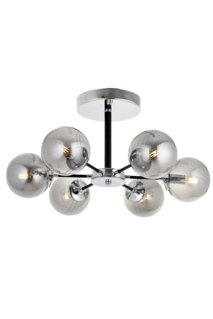 Topaç 6-teiliger Chrom-Kronleuchter ERY 3729-53-06 KR - Eray Aydınlatma