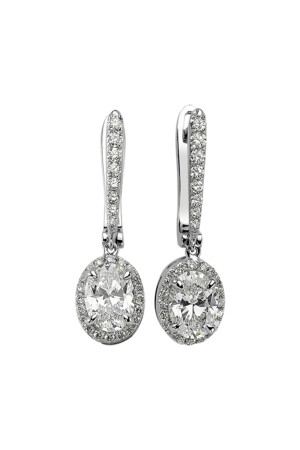 Topaz Taşlı Pırlanta Fantazi Küpe - Assos Pırlanta