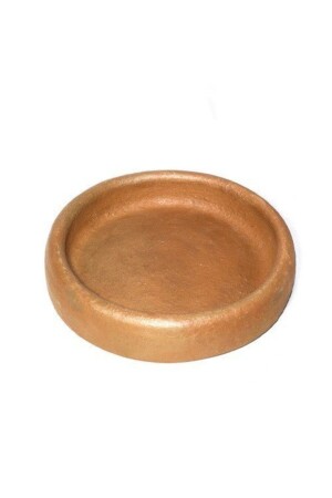 MNZ-Clay مصنوعة يدوياً حجم صغير 17 سم ورقة كاسيرول دائرة - Arslantaş
