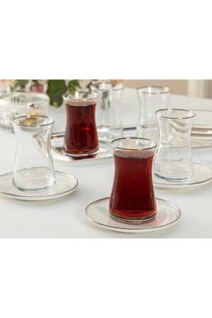 Torino Porselen 12 Parça Çay Seti 160 ml Silver 10035092 - English Home