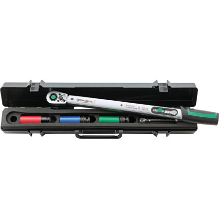 Torque wrench and socket set STAHLWILLE 721QR/20/3/1 Quick 40-200Nm 1/2
