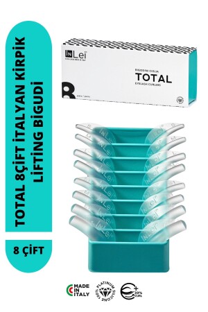 Total Lash Lifting- Lamination Full Set Silicone Curler Pads 8 Pairs - İnlei