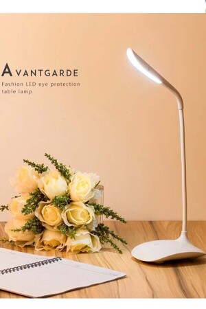 Touch Reading Light 18 LED 3 Stage Table Lamp White d390ufo - Wonderlust