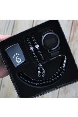 Touchscreen Men's Wristwatch Lighter Prayer Beads and Bracelet Set wessçift0315 - wesscollection
