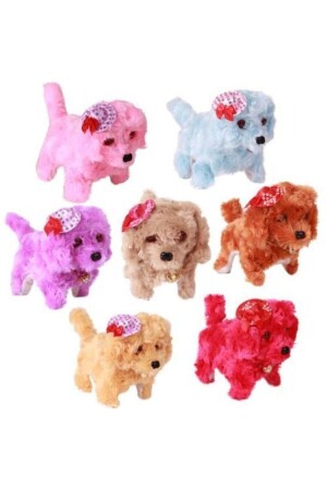 Toy Dog Barking And Walking Toy Dog milk coffee and and magenta - Mia