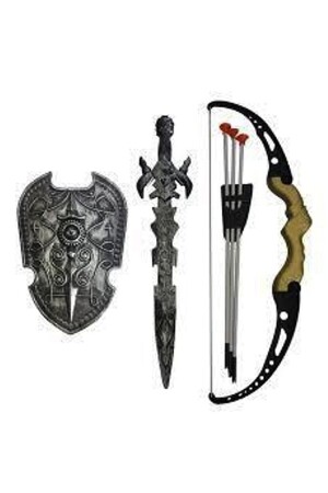 Toy Super Warrior Sword Shield Arrow Bow Set Enf-3578 - Zeon