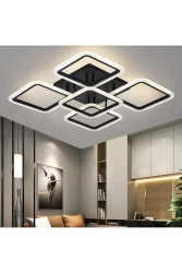 Toya 5'li Siyah Plafonyer Ultra Günışığı Ledli Avize toya-5-s-g - Elektroyou