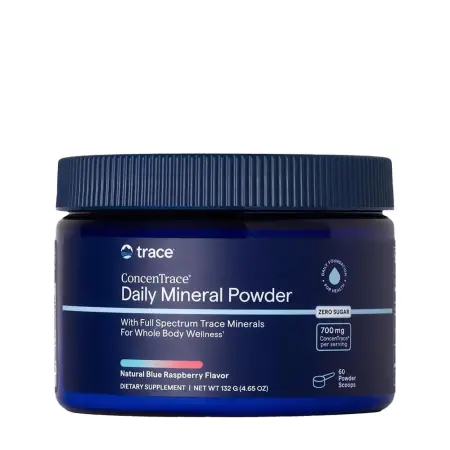 Trace Minerals ConcenTrace® Daily Mineral Powder (132 g, Blue raspberry) - Trace Minerals
