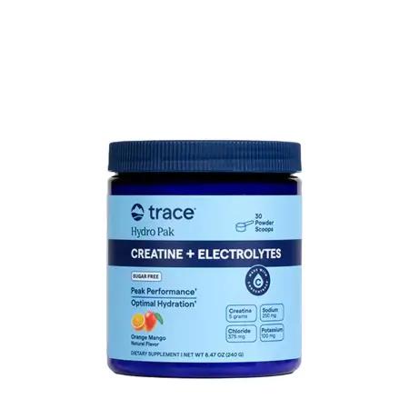 Trace Minerals Hydro Pak Creatine + Electrolytes (240 g, Orange Mango) - Trace Minerals