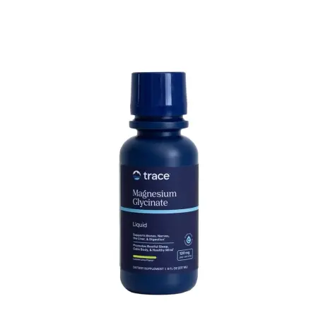 Trace Minerals Liquid Magnesium Glycinate (237 ml, Lemon Lime) - Trace Minerals