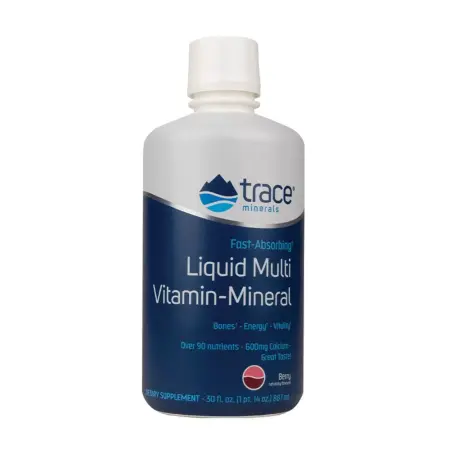Trace Minerals Liquid Vitamin-Mineral (30 oz, Berry) - Trace Minerals