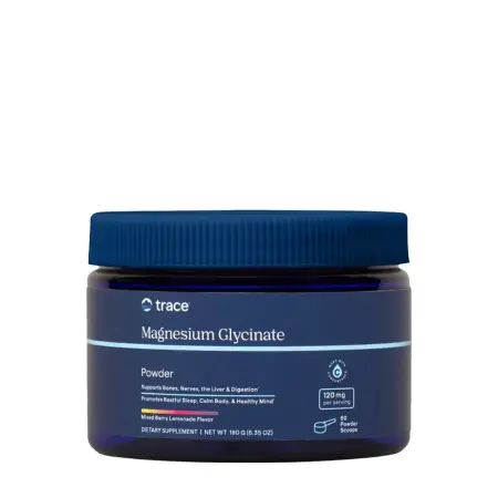 Trace Minerals Magnesium Glycinate (180 g, Mixed berry lemonade) - Trace Minerals