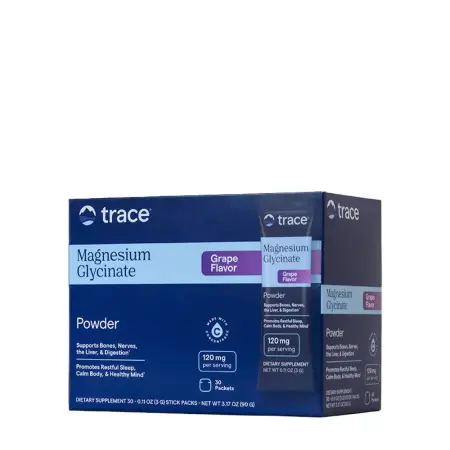 Trace Minerals Magnesium Glycinate Stick Packs (30 Packs, Grape) - Trace Minerals