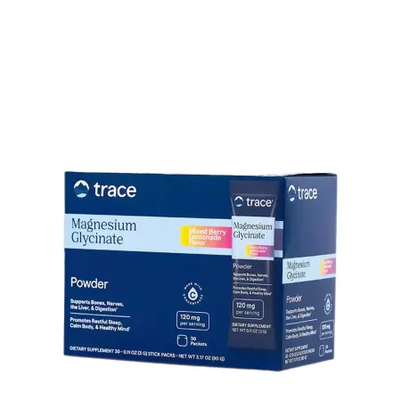 Trace Minerals Magnesium Glycinate Stick Packs (30 Packs, Mixed berry lemonade) - Trace Minerals