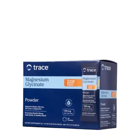 Trace Minerals Magnesium Glycinate Stick Packs (30 Packs, Orange Dream) - Trace Minerals